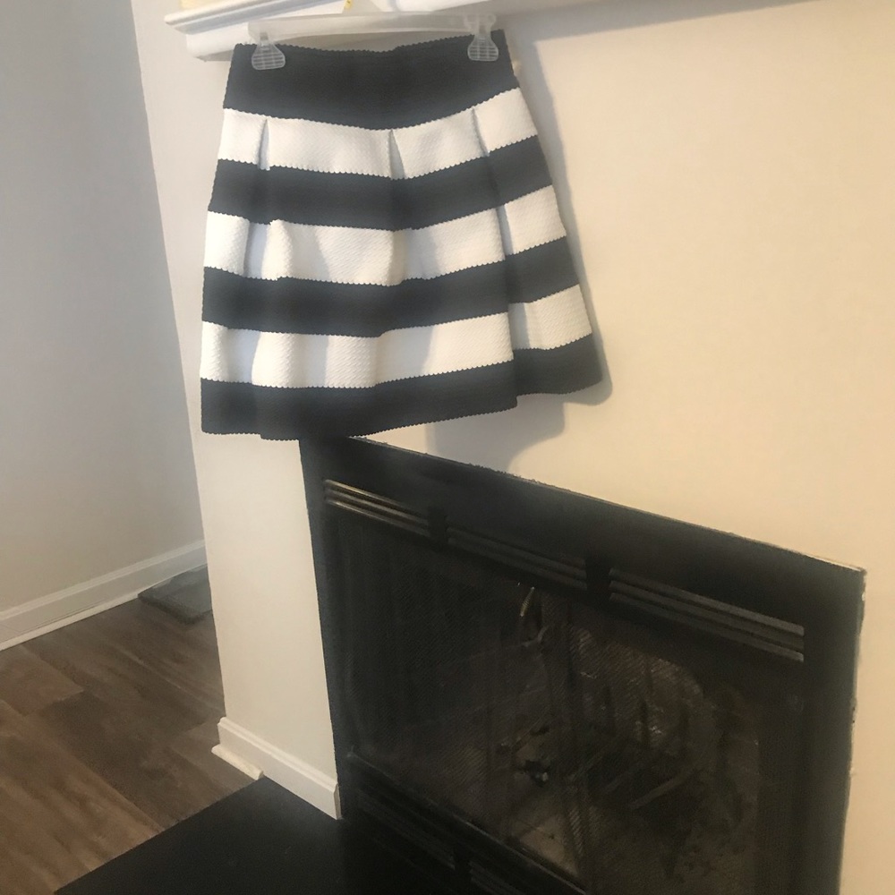 Target. Black and White A-Line Skirt